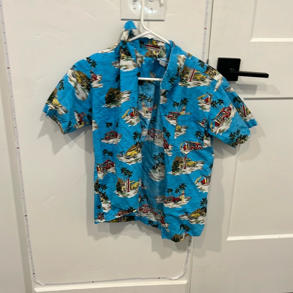 Hawaiian Button Down Tee